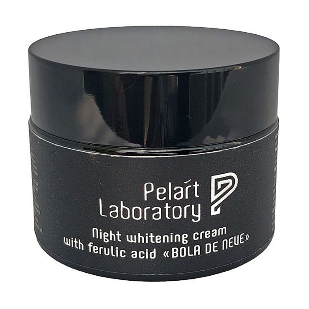Нічний відбілювальний крем для обличчя Pelart Laboratory Night Whitening Cream With Ferulic Acid Bola De Neve з феруловою кислотою, 50 мл